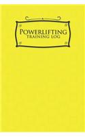 Powerlifting Training Log: (34 Powerlifting Training Log)