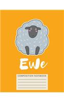 Ewe Composition Notebook