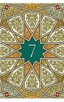 Monogram 7 Any Day Planner Notebook: Scheduler Organizer Datebook Journal(33 Arabesque Two 150 Planner)