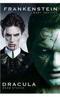 Dracula and Frankenstein: Two Horror Books in One Monster Volume(English)