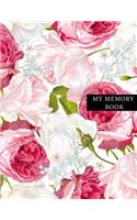 My Memory Book: Keepsake Journal Baby Memory Record Book Photo Album & Wishes for Family and Friend