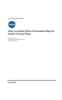 Static Aeroelastic Effects of Formation Flight for Slender Unswept Wings