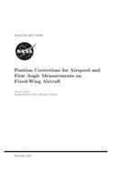 Position Corrections for Airspeed and Flow Angle Measurements on Fixed-Wing Aircraft