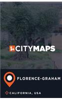 City Maps Florence-Graham California, USA