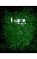 Imagination Notebook: 1/2" Cross Section Graph Ruling, 80 Pages