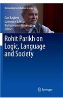 Rohit Parikh on Logic, Language and Society