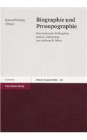Biographie Und Prosopographie