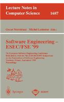 Software Engineering - Esec/Fse '99: 7th European Software Engineering Conference Held Jointly with the 7th ACM Sigsoft Symposium on the Foundations of Software Engineering, Toulouse, F