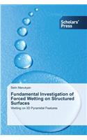Fundamental Investigation of Forced Wetting on Structured Surfaces