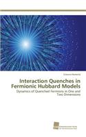 Interaction Quenches in Fermionic Hubbard Models