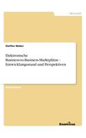 Elektronische Business-to-Business-Marktplätze - Entwicklungsstand und Perspektiven