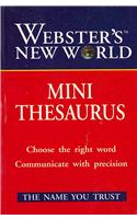 Webster'S New World Mini Thesaurus