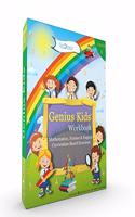 Genius Kids Worksheets (Bundle) for Class 1 (Grade-1) - Set of 6 Workbooks (English, Mathematics and Science)