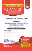 Jurisprudence, Interpretation and General Laws (Paper 1 | CS Executive | Gr. I) Scanner - Including questions and solutions | Applicable for June 2025 Exam | Green Edition