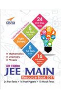 JEE Main 2017 Resource Book (Solved 2002 - 2016 Papers + 24 Part Tests + 10 Mock Tests) with CD 4th Edition