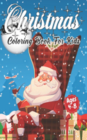 Christmas Coloring Book for Kids Ages 4-8
