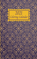 2021 Coloring Calendar