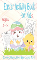 Easter Activity Book for Kids Ages 4-8