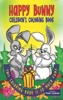Happy Bunny Children's Coloring Book