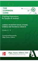 AAA the Common Core: Clarifying Expectations for Teachers and Students. Literacy Science & Technical Subjects, Grades 6-8