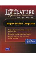 Prentice Hall Literature Timeless Voices Timeless Themes 7 Edition Adapted Reader's Companion Grade 11 2002c