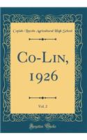 Co-Lin, 1926, Vol. 2 (Classic Reprint)