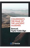 Coleridge's the Rime of the Ancient Mariner