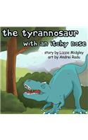 tyrannosaur with an itchy nose