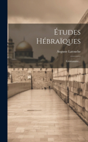 Études Hébraïques