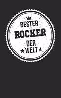 Bester Rocker Der Welt: A5 Punktiertes - Notebook - Notizbuch - Taschenbuch - Journal - Tagebuch - Ein lustiges Geschenk für die Besten Männer Der Welt
