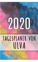 2020 Tagesplaner von Ulva: Personalisierter Kalender für 2020 mit deinem Vornamen