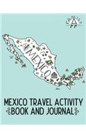 Mexico Travel Activity Book and Journal