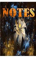 Notes: Flower Notebook, Diary, Journal size 6x9