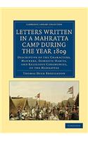 Letters Written in a Mahratta Camp During the Year 1809