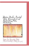 Russian Reader, Accented Texts, Grammatical and Explanatory Notes, Vocabulary