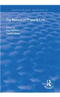 Reform of Property Law
