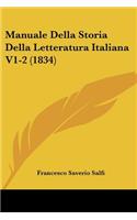 Manuale Della Storia Della Letteratura Italiana V1-2 (1834)