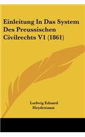 Einleitung In Das System Des Preussischen Civilrechts V1 (1861)