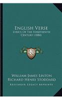 English Verse