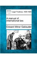 Manual of International Law.