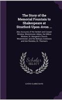 Story of the Memorial Fountain to Shakespeare at Stratford-Upon-Avon ...
