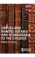 RCP 9: Simples and Rarities Suitable and Honourable to the College
