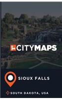 City Maps Sioux Falls South Dakota, USA