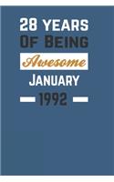 28 Years Of Being Awesome January 1992