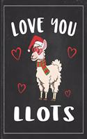 Love You Llots: Cute Alpaca Gifts Llama Llama Books for Kids Lightly Lined Pages Daily Journal Diary Notepad