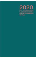 2020 Planner - One Day Per Page Diary 366 Days: Jan 1, 2020 to Dec 31, 2020 - Fully Lined and Dated Journal with extra pages for Notes - Bluish Pinkish
