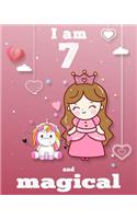 unicorn journal i am 7 and magical