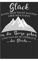 Glück kann man nicht kaufen: Wochenplaner Januar bis Dezember 2020 - 1 Woche auf einen Blick - DIN A5 Monatsplaner Jahresplaner Jahr Terminplaner Checklisten & Notizen für Bergl