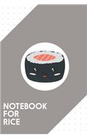 Notebook for Rice