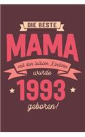 Die Beste Mama wurde 1993 geboren: Wochenkalender 2020 mit Jahres- und Monatsübersicht und Tracking von Gewohnheiten - Terminplaner - ca. Din A5